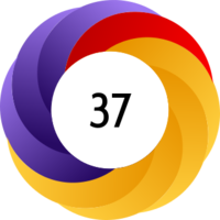 Altmetric donut with the number 37 in the middle